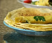 Recette pâte à crêpes aux herbes