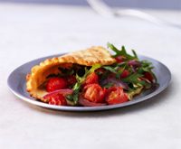 Recette de crêpes parmesan et roquette