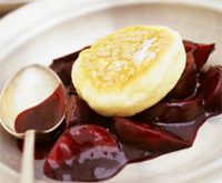 Recette crumpets à la confiture de prunes