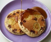 Recette pancakes banane-chocolat